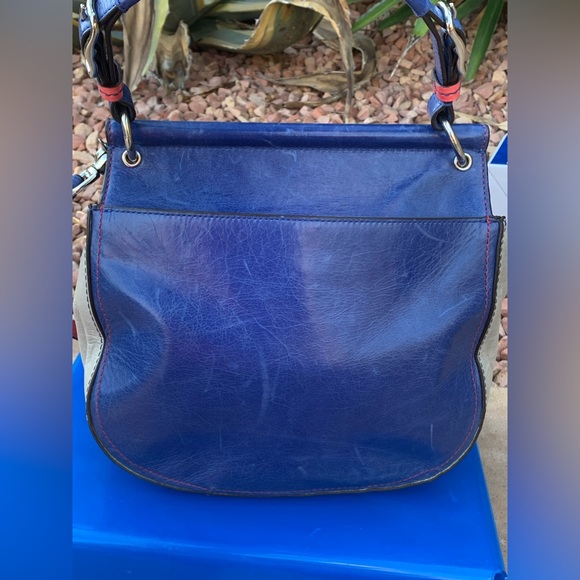 Coach Willis Multi-Colored Leather Turnlock Crossbody - Picture 3 of 17